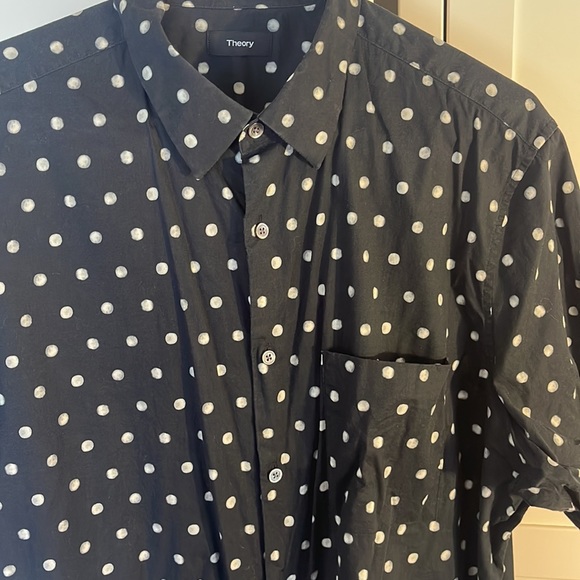 Theory men’s short sleeve button down - Picture 2 of 3